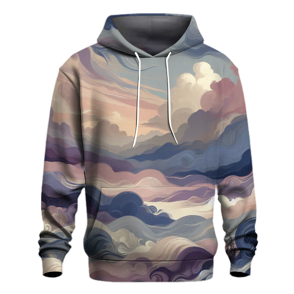 Gentle Twilight Tie-dye Design Hoodie