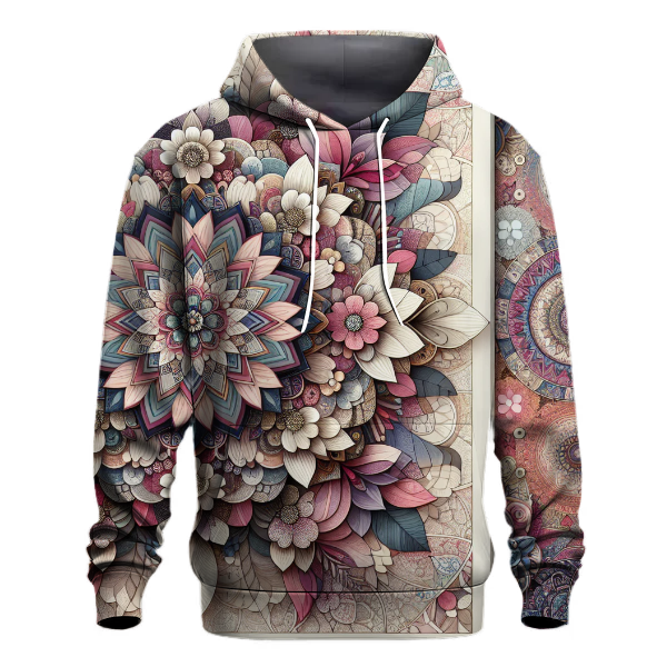 Artistic Floral Mandalas Hoodie