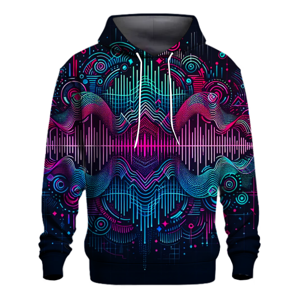 Electro Music Waves Hoodie