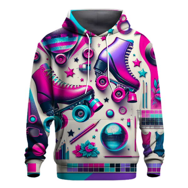 Retro Roller Skate Dreams Hoodie