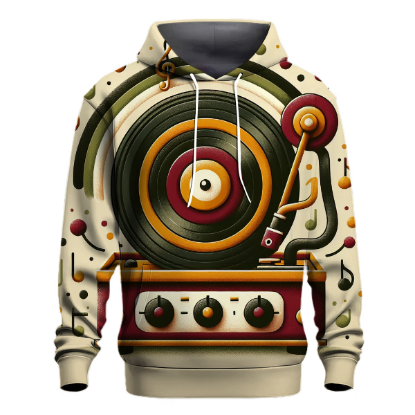 Vintage 70s Record Player Hoodie