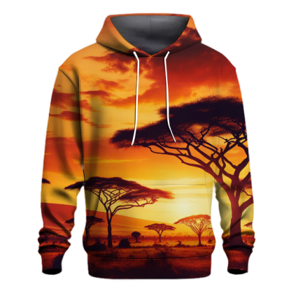 Majestic Savannah Sunset Hoodie