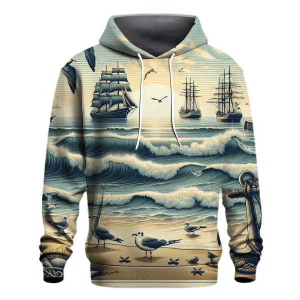 Nautical Seaside Escape Hoodie