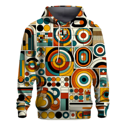 Retro Geometric Funk Hoodie