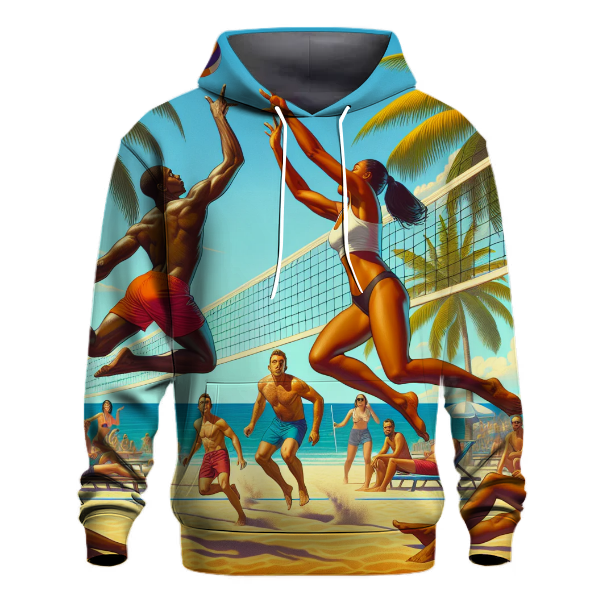 Beach Volleyball Buzz Hoodie