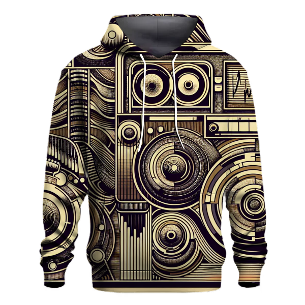 Vintage Radio Waves Hoodie
