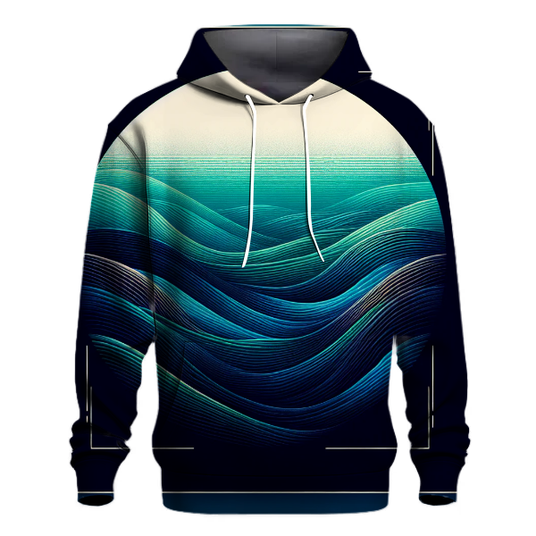 Midnight Ocean Flow Hoodie