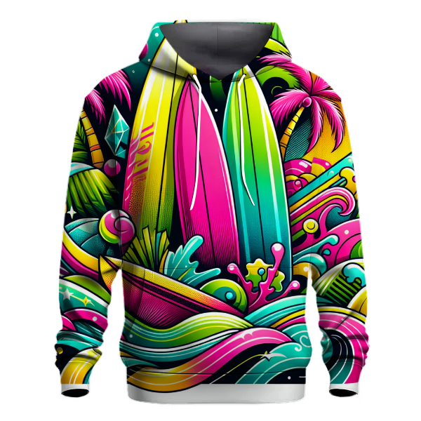 Neon Surf's Up Hoodie