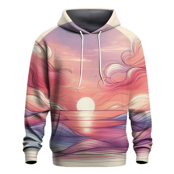 Dreamy Sunset Tie-dye Design Hoodie