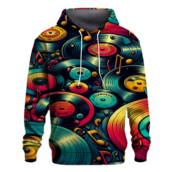 Electric Vinyl Vibes Hoodie
