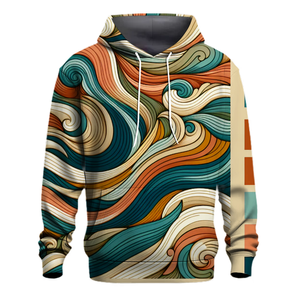 Peaceful Hippy Waves Hoodie