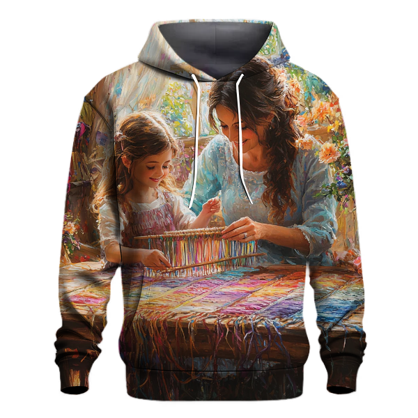 The Tapestry of Love A Mothers Intricate Weaving Hoodie