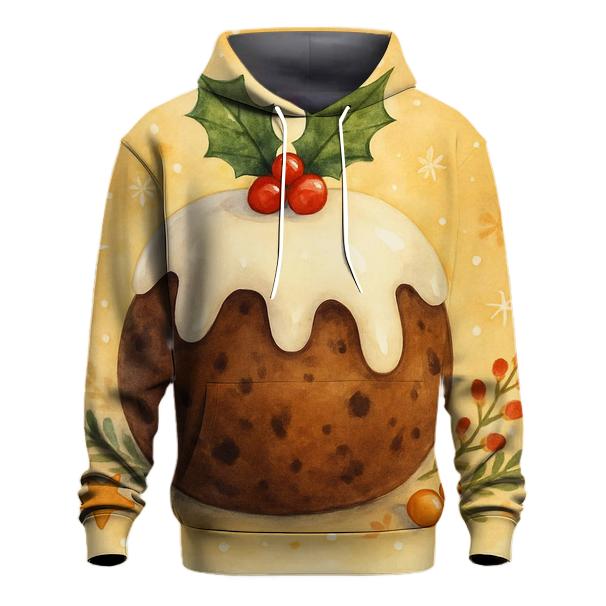 Cute Christmas Pudding Hoodie
