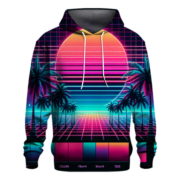 Tropical Synthwave Hoodie
