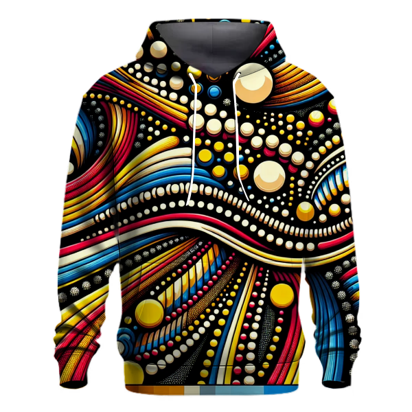 Bold Stripes and Dots Hoodie