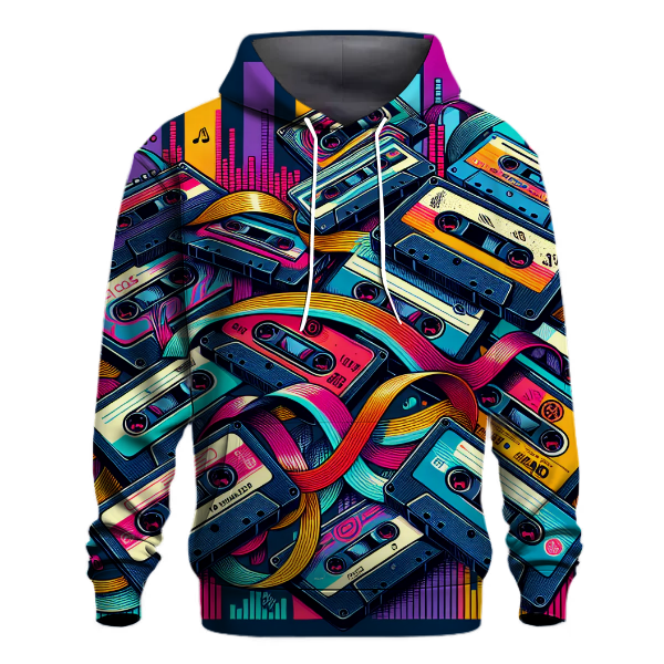 Classic Retro Cassette Tapes Hoodie