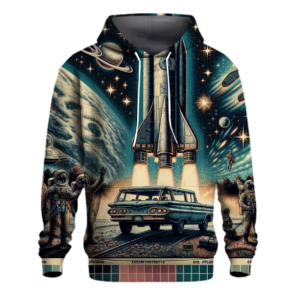 Retro Galactic Voyage Hoodie