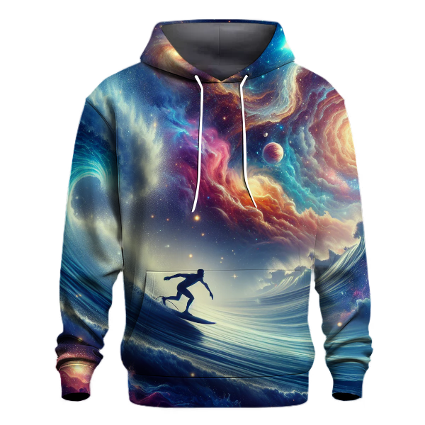 Galactic Tide Surfer Hoodie