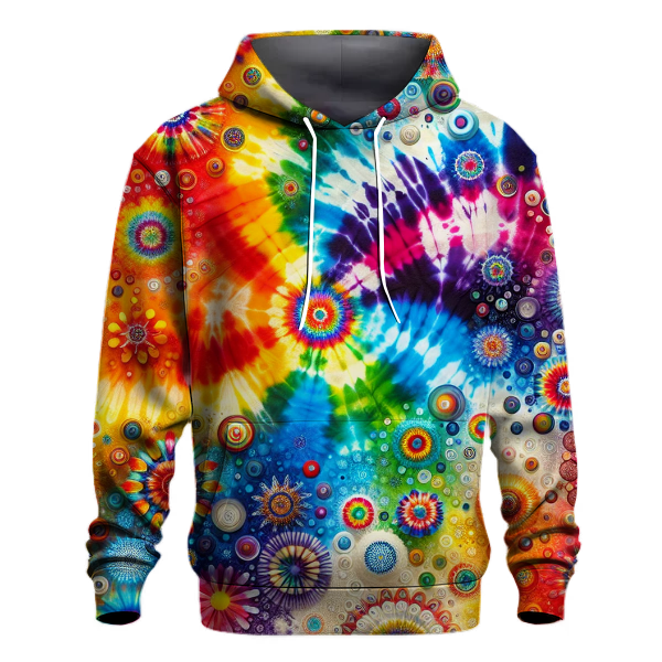 Rainbow Oasis Tie-Dye Hoodie