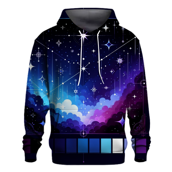 Sapphire Nightfall Glow Hoodie