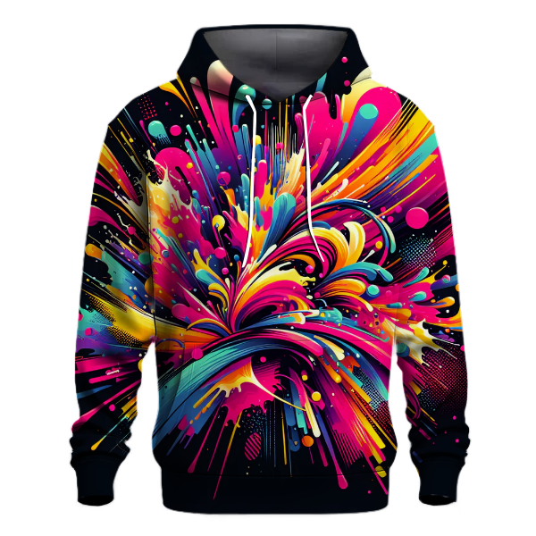Radical Color Splash Hoodie