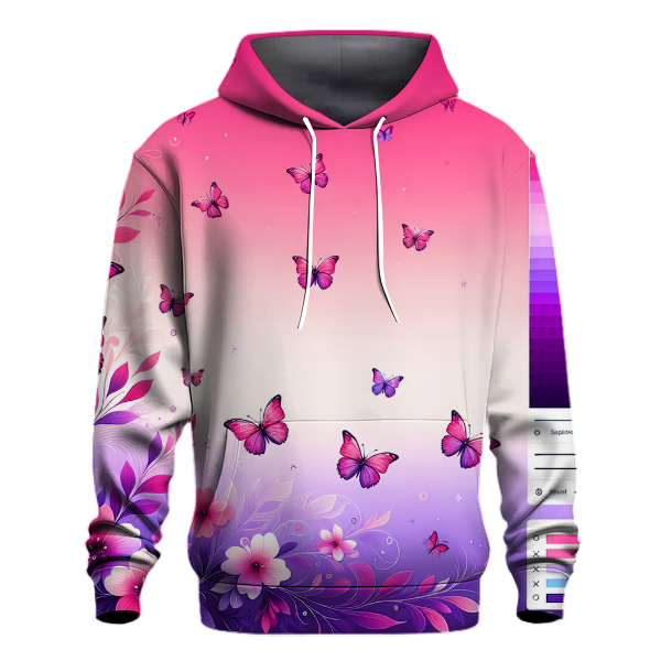 Whimsical Butterfly Gradient Hoodie