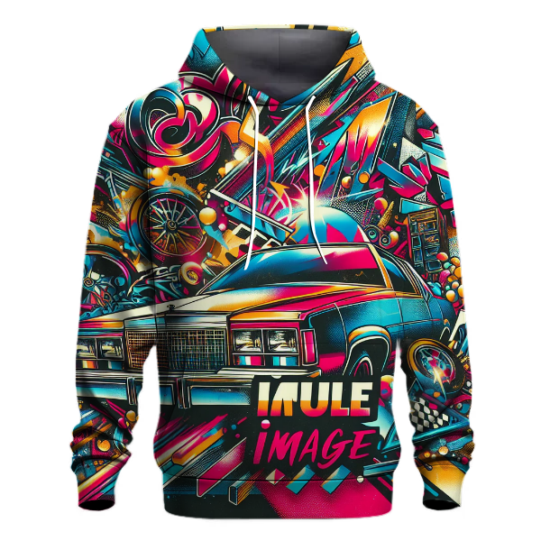 Neon Graffiti Universe Hoodie