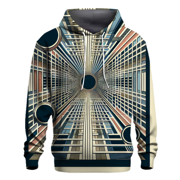 Futuristic Grid Harmony Hoodie