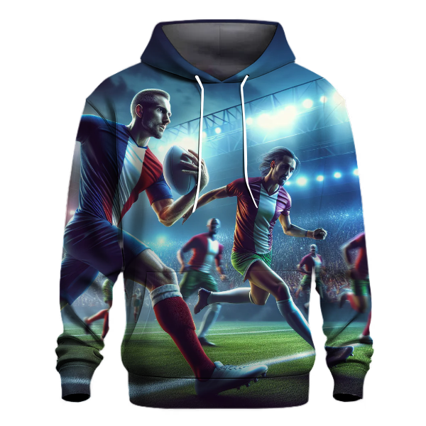 Energetic Football Movement Hoodie