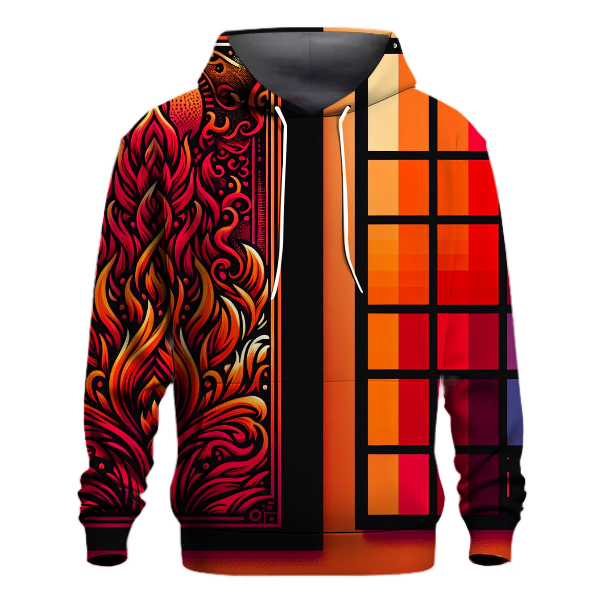 Sunset Blaze Ombre Hoodie