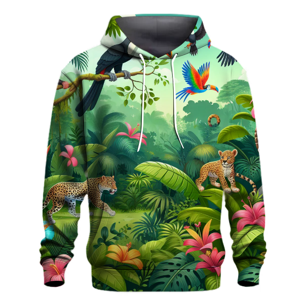 Playful Jungle Explorers Hoodie
