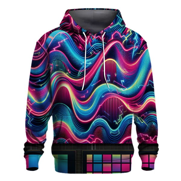 Electric Wave Vibes Hoodie