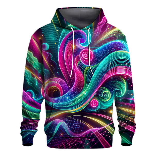 Neon Roller Wave Hoodie