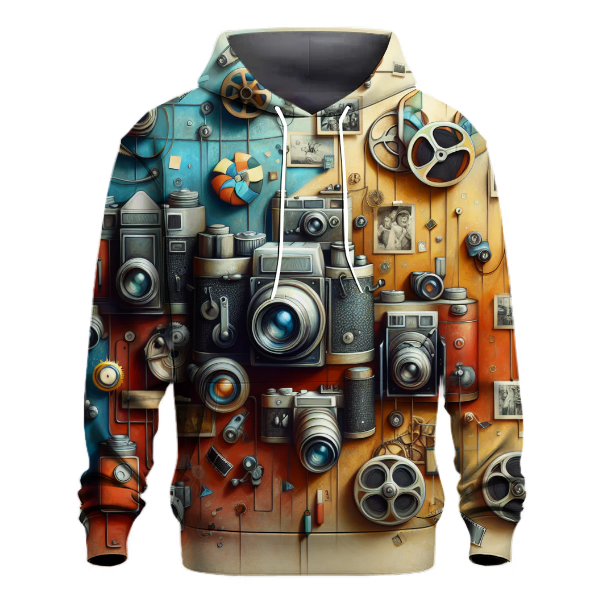 Groovy Vintage Cameras Hoodie