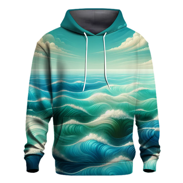 Ethereal Ocean Mist Gradient Hoodie