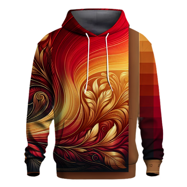 Blazing Autumn Leaves Hoodie