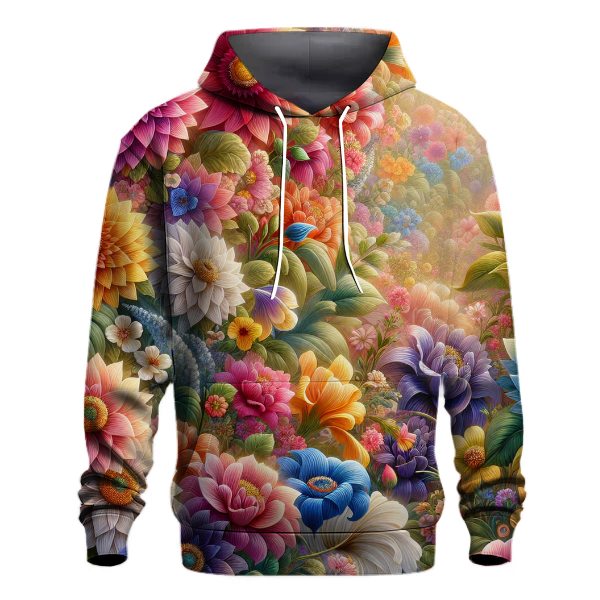 Enchanting Floral Garden Hoodie