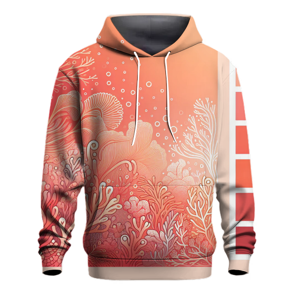 Bright Coral Reef Hoodie