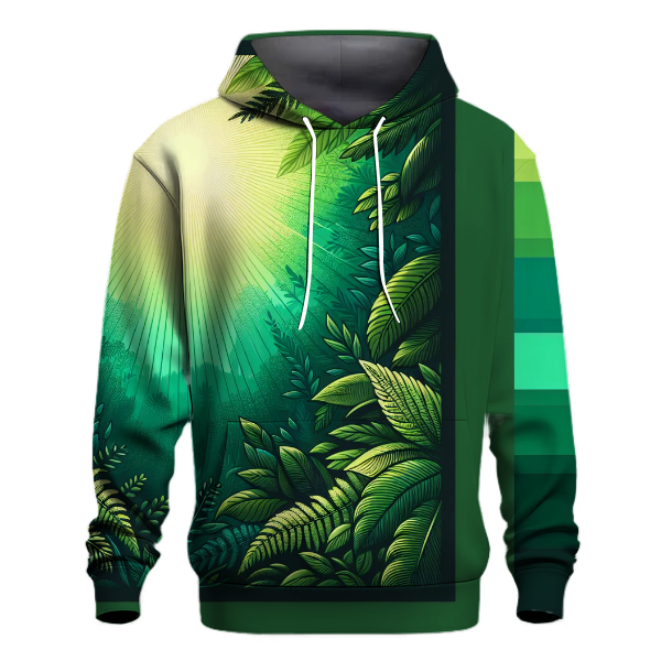 Lush Canopy Gradient Hoodie