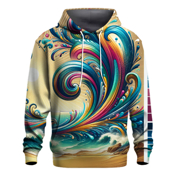 Colorful Waves Hoodie