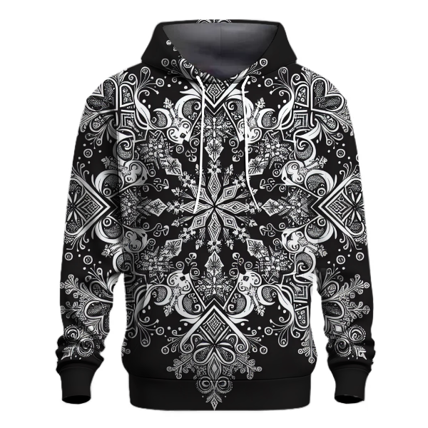Nordic Snowflake Symmetry Hoodie