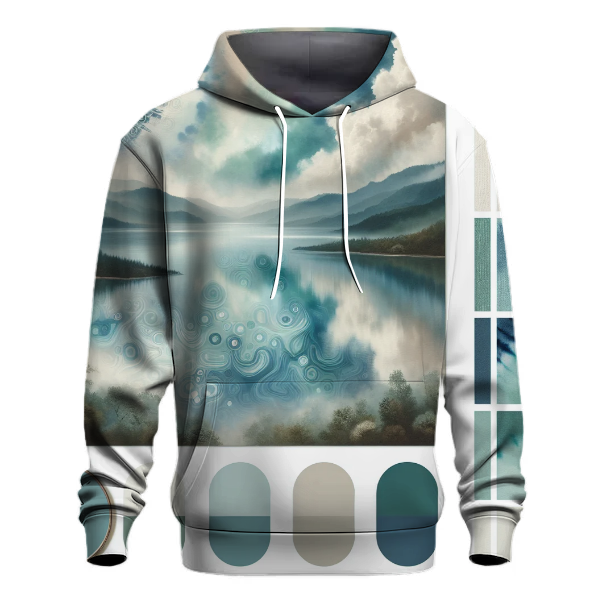 Mountain Lake Reflection Hoodie