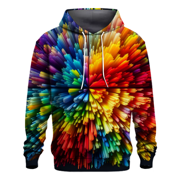 Rainbow Prism Explosion Hoodie
