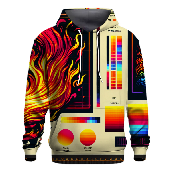 Rad Retro Flames Hoodie