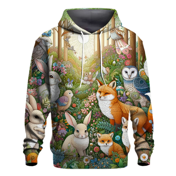 Charming Whimsical Woodland Hoodie