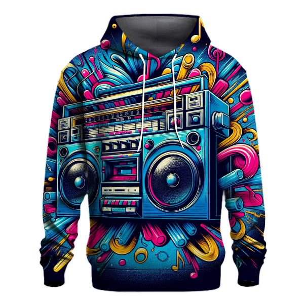 Electric Retro Boombox Hoodie