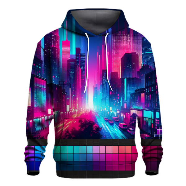 Electric Skyline Gradient Hoodie