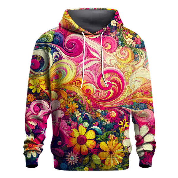 Peaceful Floral Explosion Hoodie