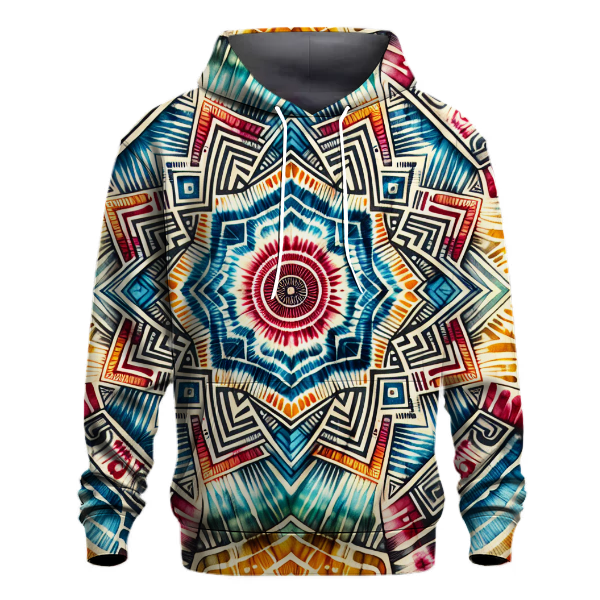 Funky Tie-Dye Fusion Hoodie