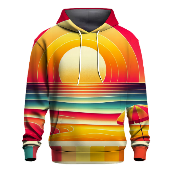 Sunset Beach Horizon Hoodie